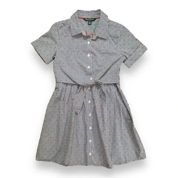 Brooks Brothers | Poplin Front-Tie Shirt Dress (8) - Picture 1 of 7